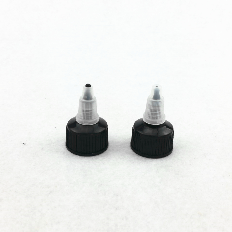 24mm Plastic Twist open  close cap  PP dropper tip cap Dispensing caps