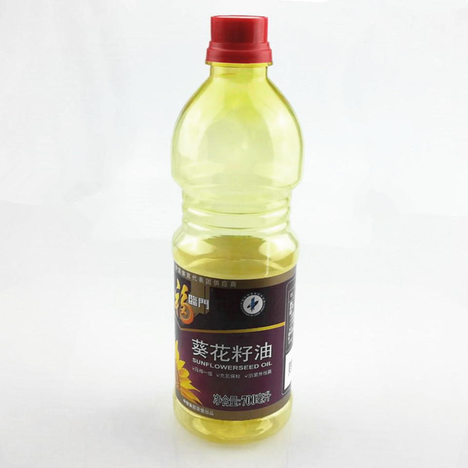 Food Grade 700ml Sunflower Oil Use PET Plastic Type bottle  olive oil bottle coconut oil plastic bottles