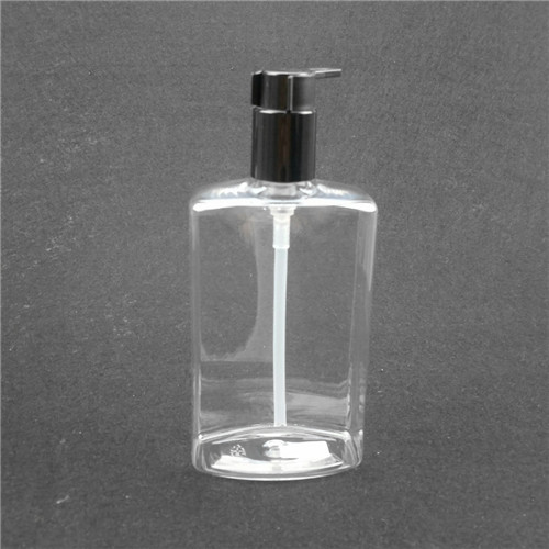 Hight quality 450ml plastic shampoo bottles with pump empty plastic cosmetics bottle