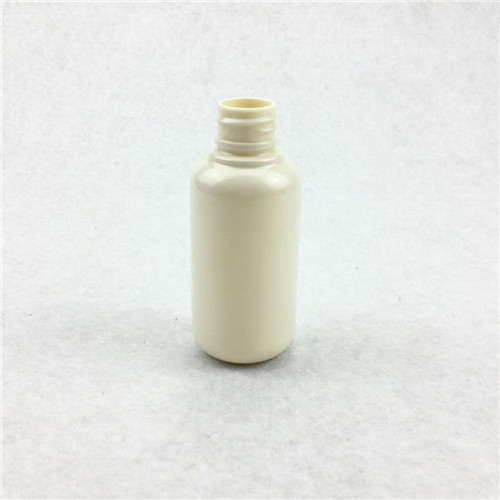 High quality 50ml Plastic Material PET Type milky plastic bottle with pump dispenser Shampoo person care bottle