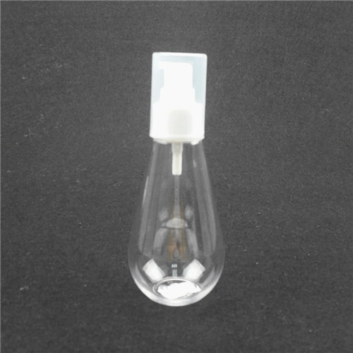150ml plastic bulb bottle with pump dispenser Bulb type PET plastic lotion bottle