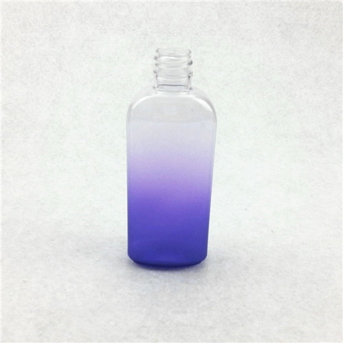 100ml plastic bottle with pump plastic shampoo bottle Round flat PET plastic bottle