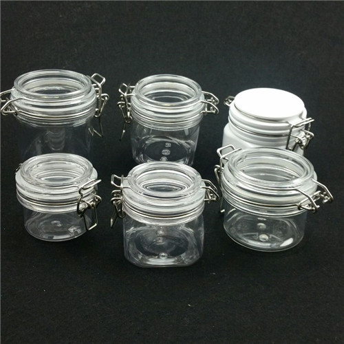 4oz plastic sealed jar Transparent PET plastic bottle Clear honey bottle