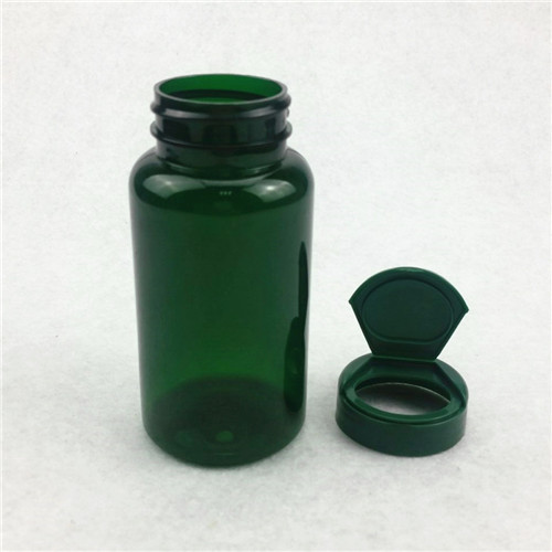 150cc Green PET Tall Packer pill Bottle with 38mm Neck 