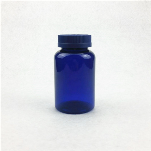 250cc Blue PET Tall Packer Bottle with 45mm neck  Health care Pharmaceutical bottle Plastic medicine bottle