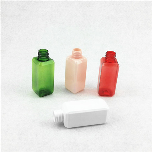 2 oz Plastic Red PET Cosmetic Bottle with 20410 Neck  60ml High Quality personal care bottle