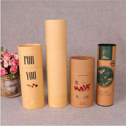 Custom Cardboard Cylinder Paper Tube Pencil Set Environmentally Friendly Tea Cans