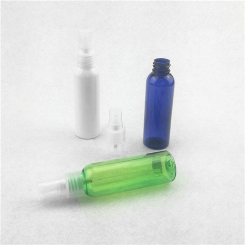 60ml Plastic Tall Bule Boston Bottles Transparent PET plastic shampoo bottle cosmetics bottle