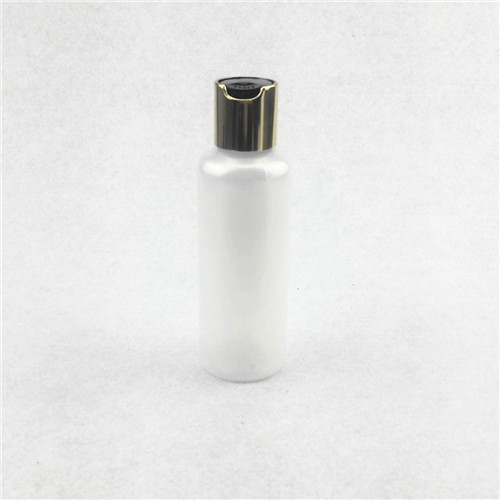 5 oz White PET Round Bottle with 24410 Neck Plastic personal care cosmetics bottle with aluminum cap