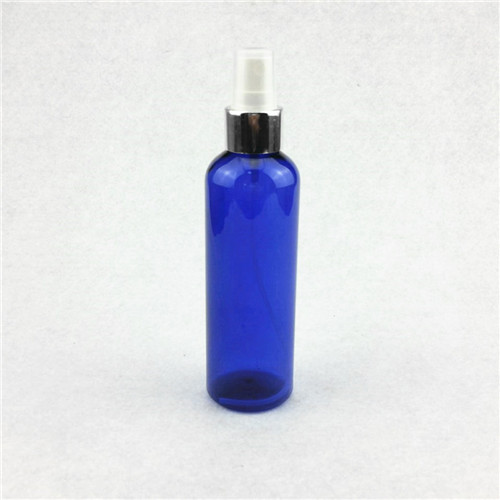 200 ml PET Cobalt Blue Bottle with mist Sprayer pump