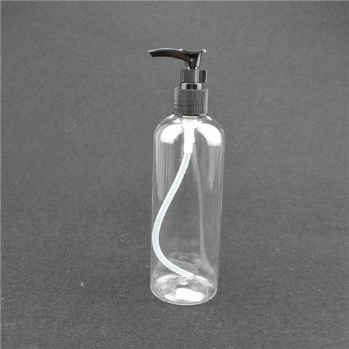 300ml PET Clear Round Boston Bottle with 24410 Neck  