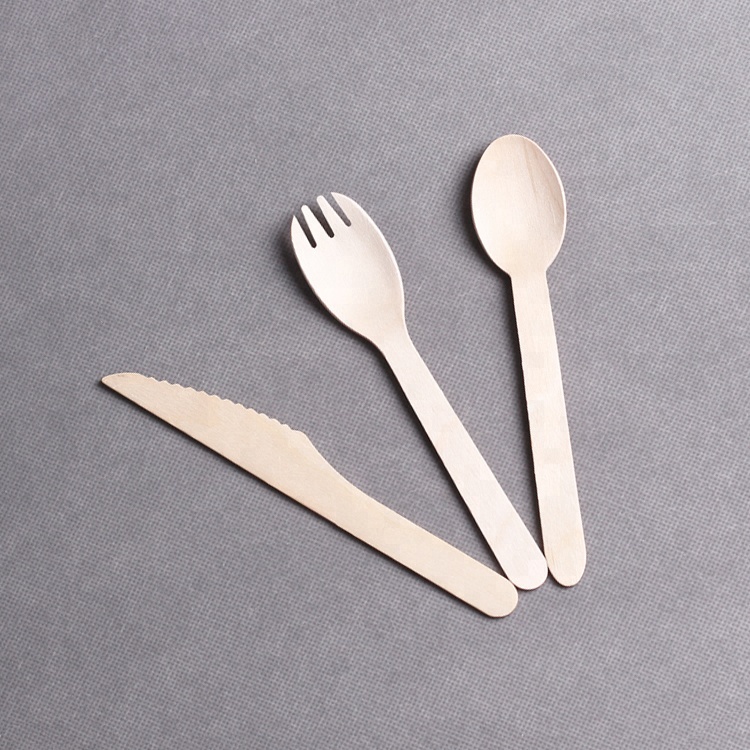 Natural environmental wood tableware