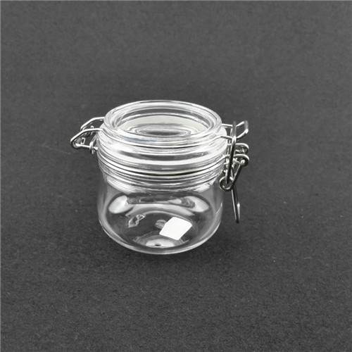 200ml plastic PET Honey Jars with hinged cap Food Grade face cream emulsion cans