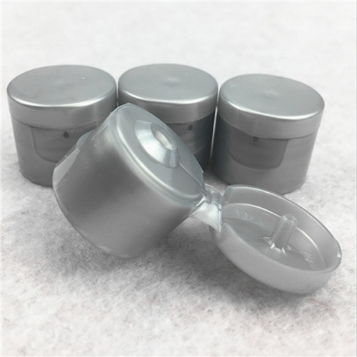 24mm Grey Flip Top cap PP plastic screw flip shampoo cap