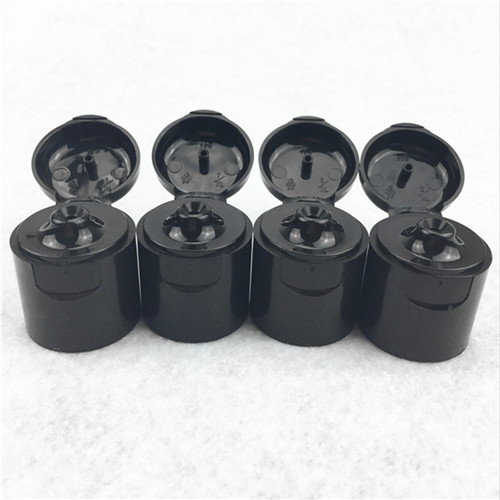 24mm Plastic Black Flip Top cap Screw flip