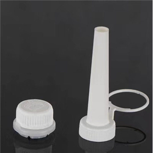 32mm plastic caps with Spout Funnel/pull ring plastic can lids with funnel 