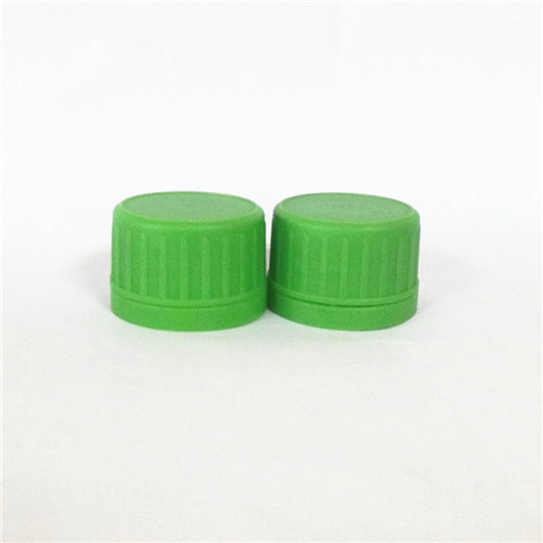 32mm Green Tamper Evident Cap PP dish soap cap glossy flip cap
