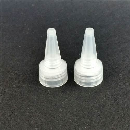 24mm Plastic Transparent Yorker Spout Cap with Long Tip