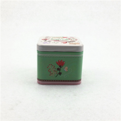 Square Candy Tin Box Tea cans Exquisite gift tin box
