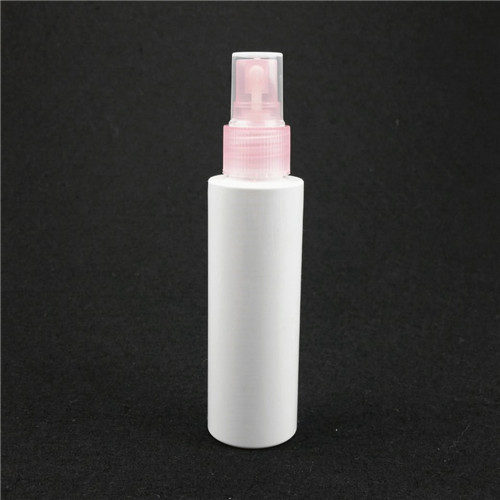 2 oz Plastic White PET Cylinder Bottle  60ml PET High Quality white toner bottle with spray pump