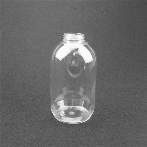 400ml Clear PET Plastic Bottle with Flip top	Transparent Makeup remover bottle with press pump 