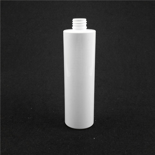 10 oz White PET Cylinder Plastic Cosmetic Bottles
