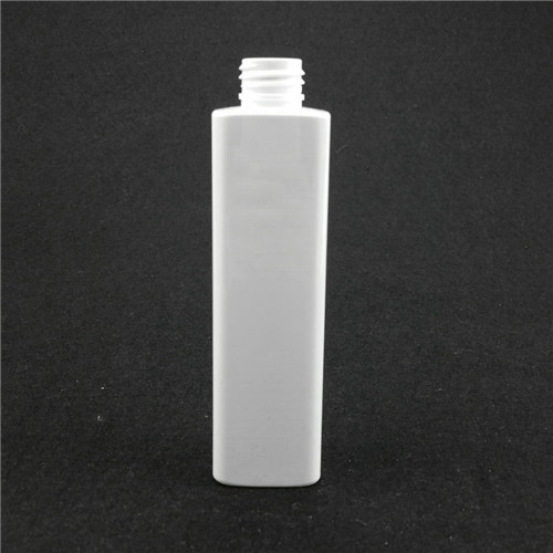 200ml  PET Plastic Lotion and Shampoo Bottle  White square shampoo bottle