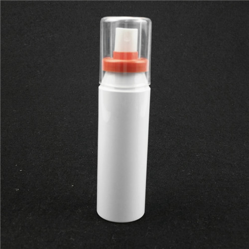 100ml plastic pump bottle manufacturers PET white toner bottle with spray pump