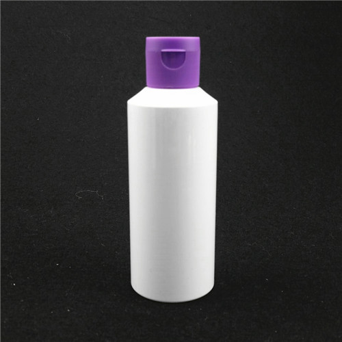 150ml Plastic Bottle for cosmetic packaging PET white disinfectant bottle with flip screw cap