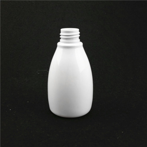 150ml plastic cosmetic bottle with flip top cap PET white disinfectant bottle with screw lid