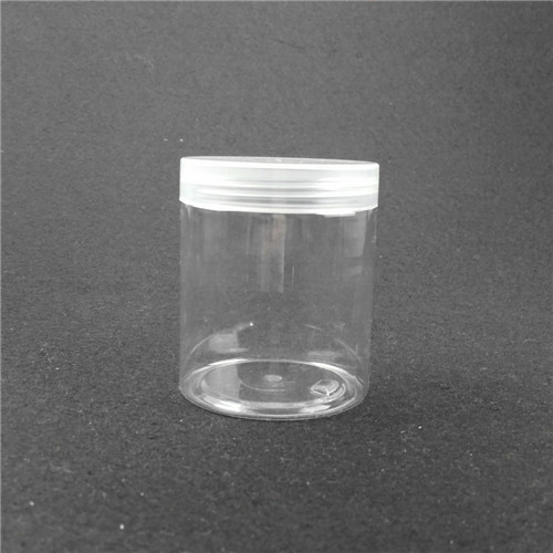 200ml Clear PET Cream Jar with 66mm Neck Food Grade transparent straight sided food jar