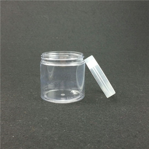 180ml Clear PET Cream Jar with 66mm Neck Food Grade transparent straight sided food jar