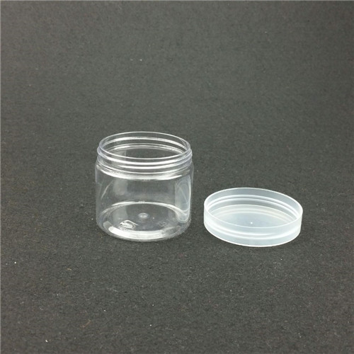 150ml 5oz Clear plastic jars food grade  PET transparent food jar nut cans