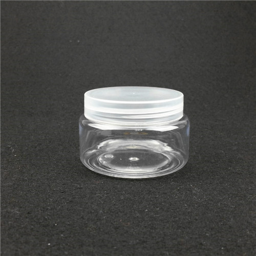 150ml Small Plastic Jar Candy Packaging PET Wide Moutjh Jar Transparent Food jar