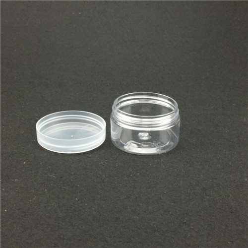 80ml Clear Plastic Food Jar Food Grade PET nut jar Wide mouth mask jar