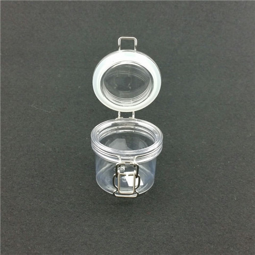 80ml Plastic Round Clear PET Jar Transparent mask jar nut jar