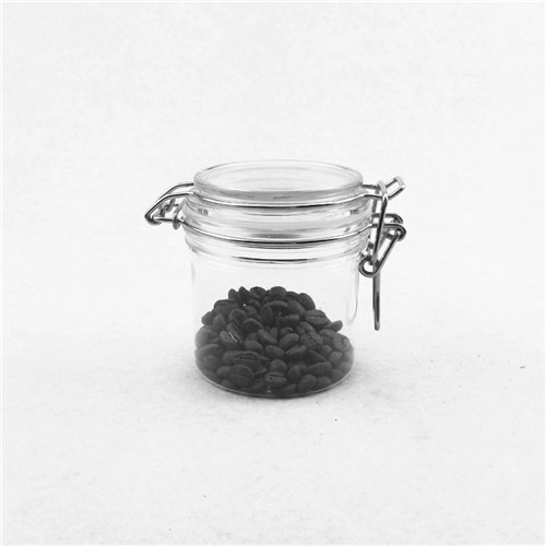 200ml Plastic Honey Jars  Round Bottles PET mask jar coffee bean jar