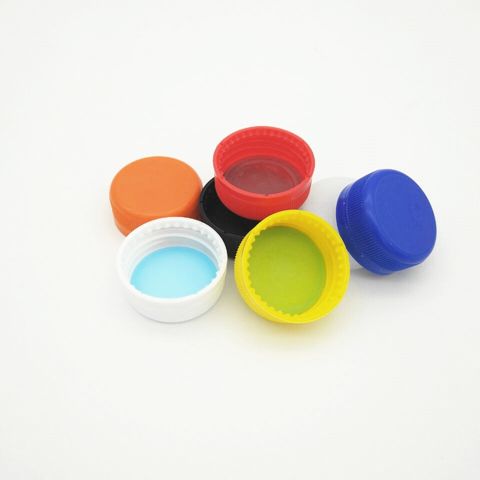 38mm plastic water bottle cap pilfer proof cap