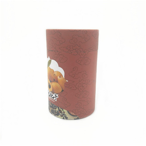 Custom paper round box kraft Cylinder Shape Boxes Cardboard Tube Paper tea Box Packaging wine packaging paper tube