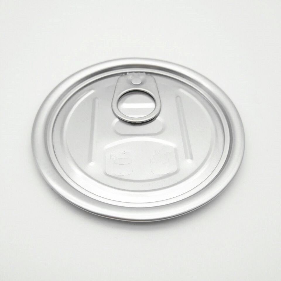 73mm tinplate easy open end/lid/can lids for sale aluminum food canned solution non refillable pet can