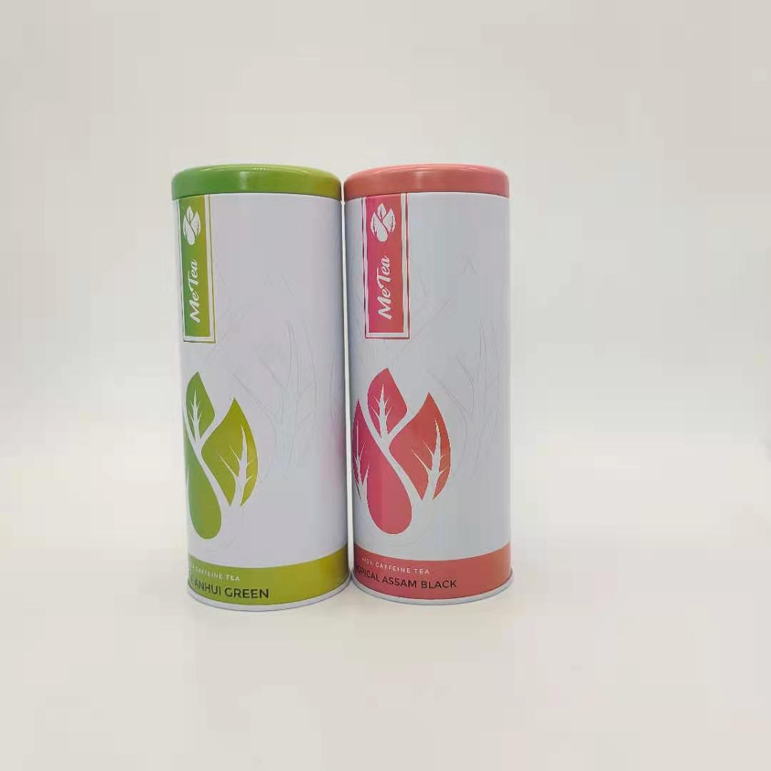 Customized round tin tea cans Gift tins Cylinder Tin Box