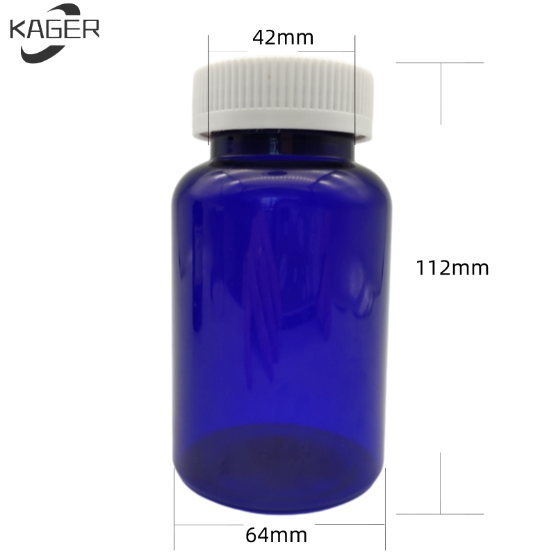 250ml Vitamin bottle Medicine drug template PET Pill medicine container 