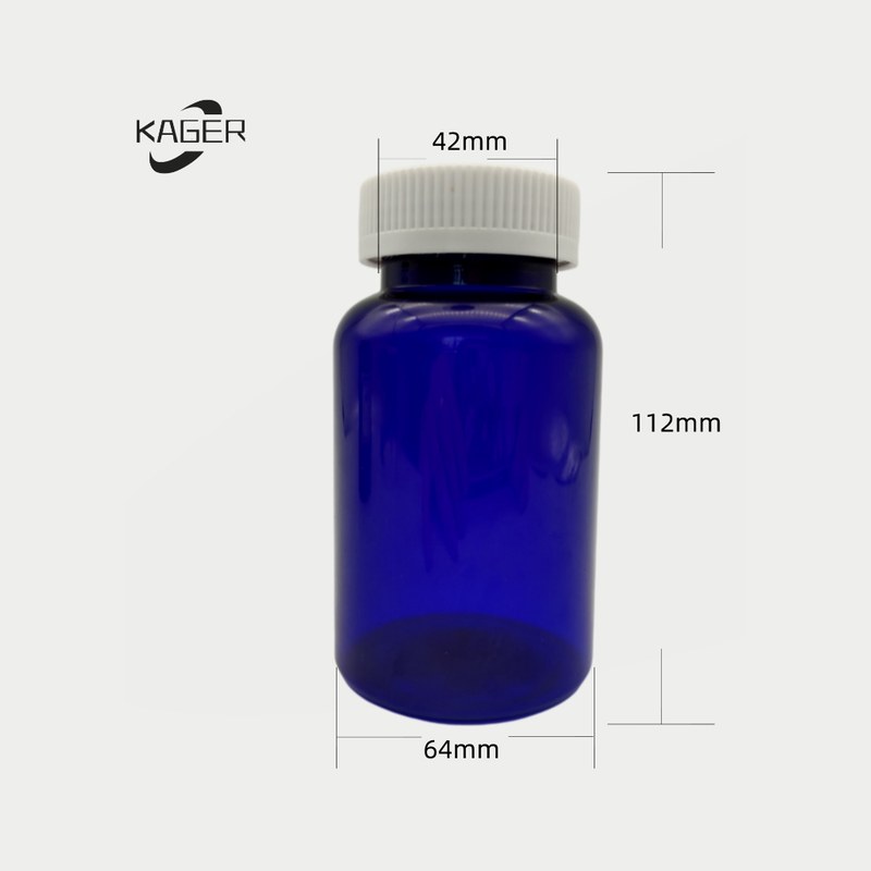 250ml Vitamin bottle Medicine drug template PET Pill medicine container 
