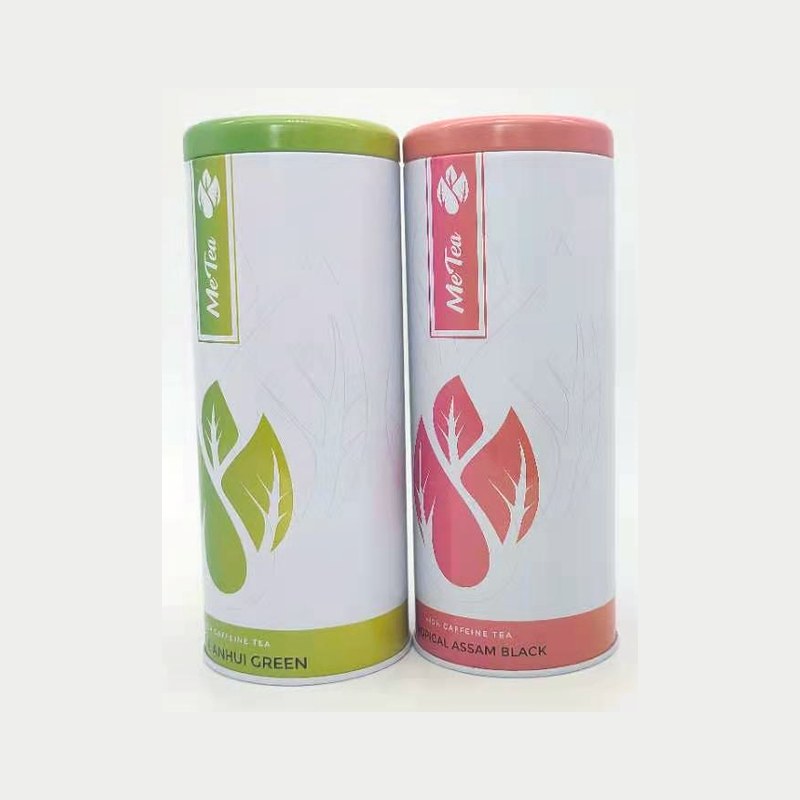Customized round tin tea cans Gift tins Cylinder Tin Box