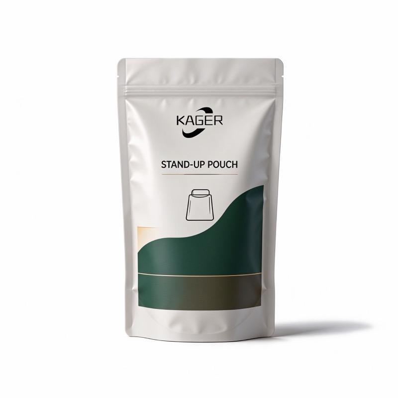 Custom Printed Stand-up Pouch Flexible Packaging Bag - MOQ 200 Pcs