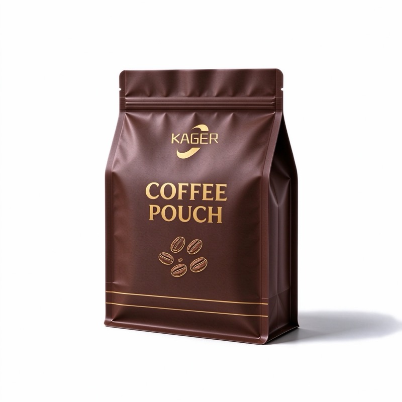 Custom Printed Flat Bottom Pouch Flexible Packaging Bag - MOQ 200 Pcs