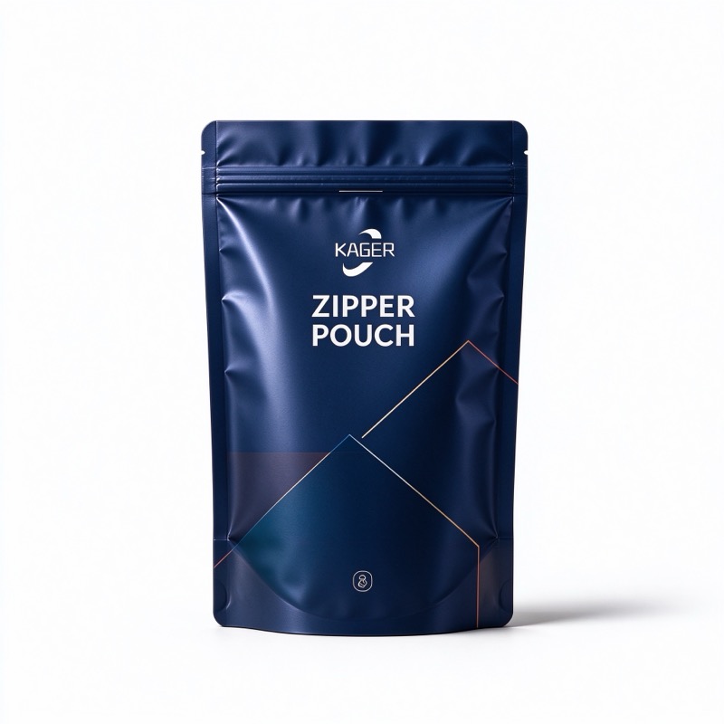 Custom Printed Stand-up Zipper Pouch Flexible Packaging Bag - MOQ 200 Pcs